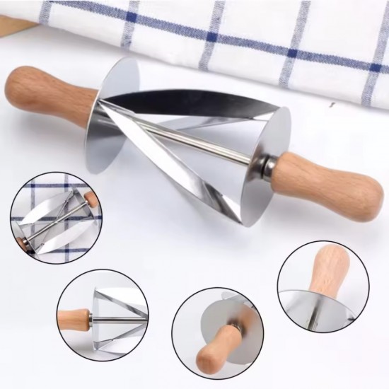 Stainless Steel Rolling Croissant Cutter